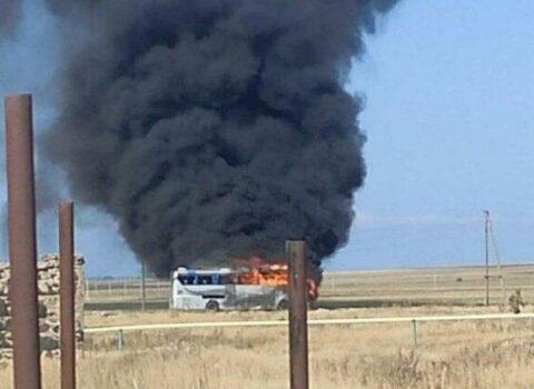 Düşmənin vurulan avtobusu: Professor detalları açıqladı – FOTO