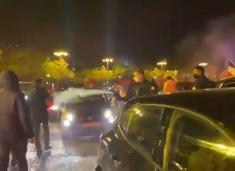Fransa polisi Parisdə erməniləri bibər qazı ilə dağıtdı – VİDEO