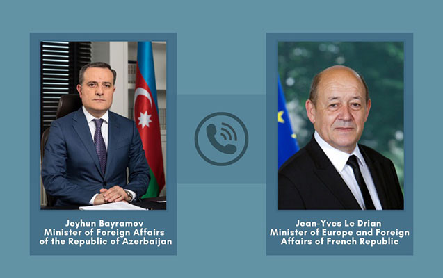 Ceyhun Bayramov fransalı həmkarı ilə bölgədəki vəziyyətdən danışdı Ceyhun Bayramov fransalı həmkarı ilə bölgədəki vəziyyətdən danışdı