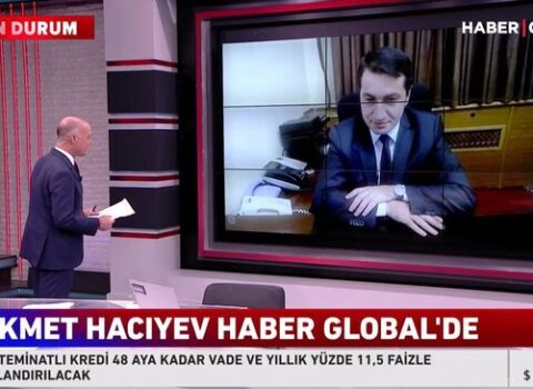 Hikmət Hacıyev Türkiyənin “Haber Global” telekanalında çıxış edir – CANLI