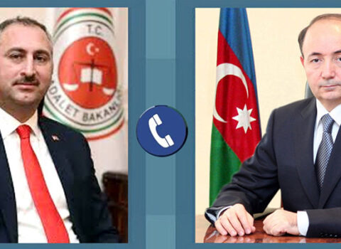 Türkiyə və Azərbaycan Ədliyyə nazirləri arasında telefon danışığı oldu