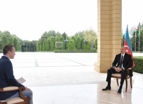 Prezident Rusiyanın “Pervıy Kanal” televiziyasına müsahibə verdi – YENİLƏNƏCƏK
