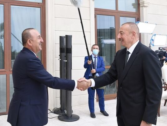 İlham Əliyev Mövlud Çavuşoğlunu qəbul etdi – FOTO İlham Əliyev Mövlud Çavuşoğlunu qəbul etdi – FOTO