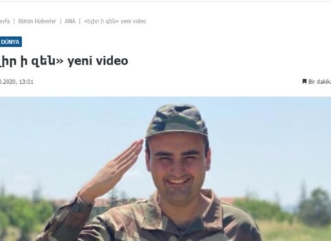 Ermənilər bu dəfə də məşhur türk aşpaz blogeri öz əsgərləri kimi təqdim etdilər – FOTO
