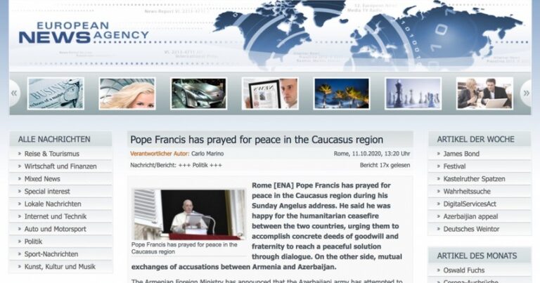 “Roma Papası Ermənistanın Dağlıq Qarabağ bölgəsinə təcavüzündən danışıb” “Roma Papası Ermənistanın Dağlıq Qarabağ bölgəsinə təcavüzündən danışıb”