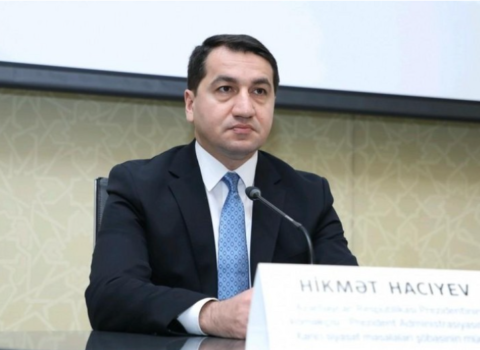 Hikmət Hacıyev Zəfər paradından görüntülər paylaşdı – VİDEO