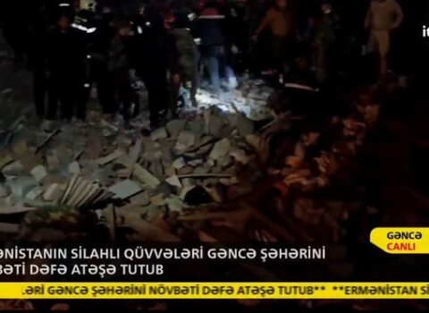 Düşmənin Gəncəyə raket hücumu zamanı 20-dən çox ev dağılıb – RƏSMİ