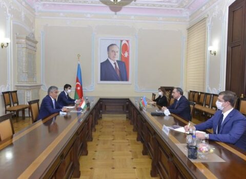 Kamran Əliyev Tacikistan səfiri ilə görüşüb – FOTO
