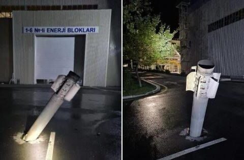 Mingəçevirdə ermənilərin atdığı raketin düşdüyü yerdən VİDEOREPORTAJ