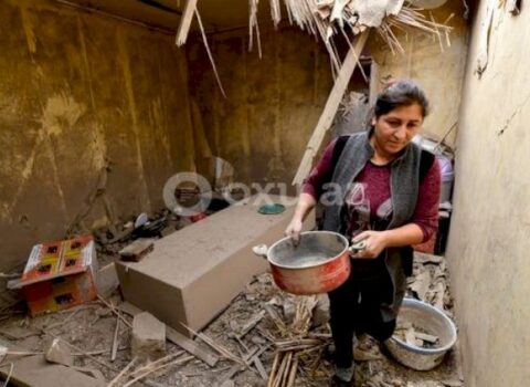 Düşmənin ən çox hədəfə aldığı Şıxarx qəsəbəsi – Fotolar