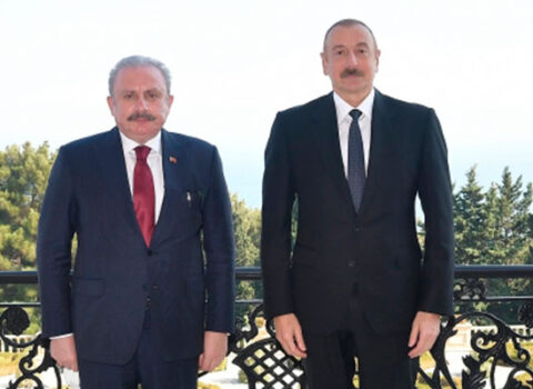 TBMM sədrindən İlham Əliyevlə görüşü ilə bağlı paylaşım – FOTO