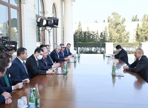 Prezident Mustafa Şentopu qəbul etdi – FOTO – YENİLƏNİB