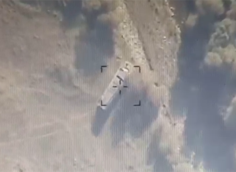 Ermənilərin “Smerch” texnikasının vurulma anı – ANBAAN VİDEO