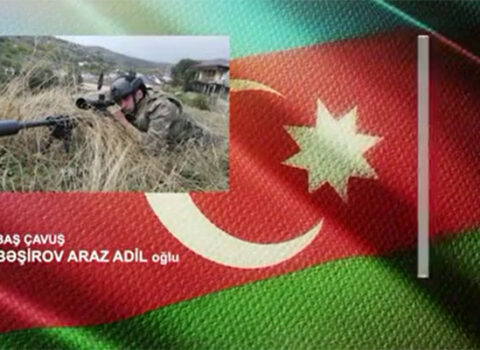 Düşmənin 19 hərbçisini məhv edən snayperçimiz – VİDEO