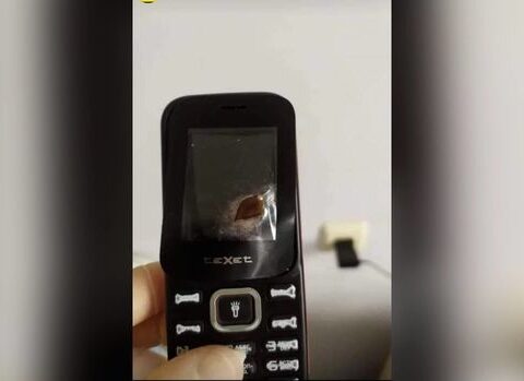 Hərbçimizin həyatını xilas edən mobil telefon – FOTO
