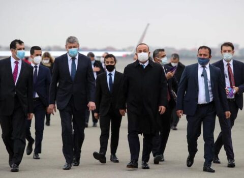 Mövlud Çavuşoğlu Azərbaycana gəldi