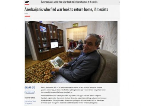 “Associated Press”: “Azərbaycanlılar evlərinə geri qayıtmaq istəyirlər, əgər belə bir ev qalıbsa”
