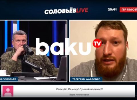 Ermənipərəst rusiyalı teleaparıcı Solovyov dezinformasiya yaymağa davam edir – VİDEO