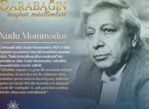 “Qarabağın məşhur müəllimləri” – Xudu Məmmədov – FOTO
