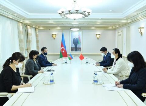 Sahibə Qafarova Çinin Azərbaycandakı səfiri ilə görüşdü – FOTO