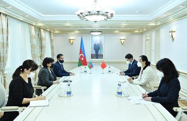 Sahibə Qafarova Çinin Azərbaycandakı səfiri ilə görüşdü – FOTO Sahibə Qafarova Çinin Azərbaycandakı səfiri ilə görüşdü – FOTO