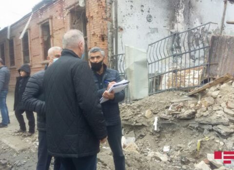 Erməni terroru nəticəsində Gəncəyə dəymiş ziyan hesablanır – FOTOLAR