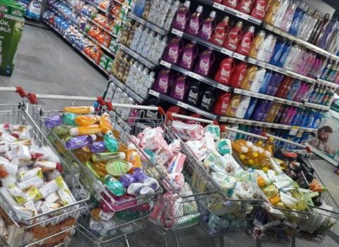 Bakıda bu supermarket ABŞ şirkətini boykot edir – Foto