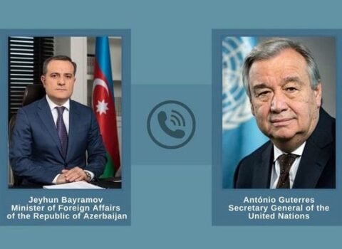 BMT baş katibi ermənilərin Qarabağdakı cinayətləri barədə məlumatlandırıldı