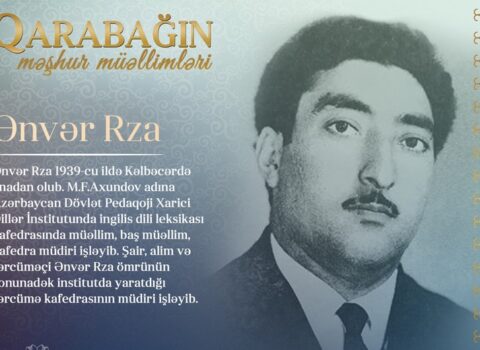 “Qarabağın məşhur müəllimləri” – Ənvər Rza