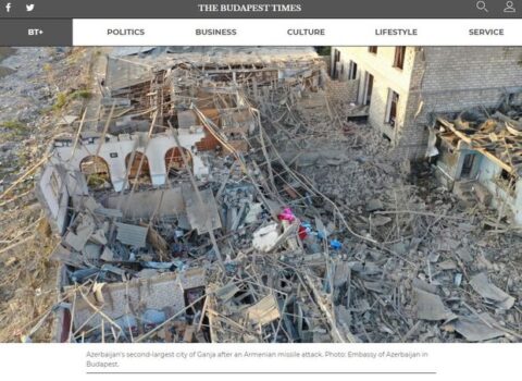 “Budapest Times”da II Qarabağ müharibəsinə dair məqalə dərc olunub – FOTO