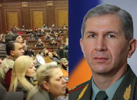 Ermənilər Baş Qərargah rəisinin istefasını tələb edir – Fotolar