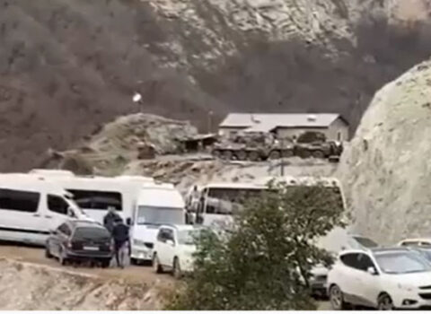 Ermənilər Kəlbəcəri tərk edir – Video