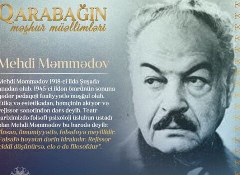 “Qarabağın məşhur müəllimləri” – Mehdi Məmmədov