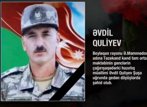 Şuşa uğrunda şəhid olan müəllimimiz… – FOTO