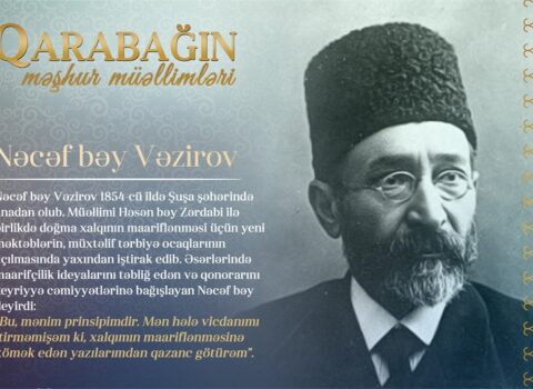 “Qarabağın məşhur müəllimləri” – Nəcəf bəy Vəzirov