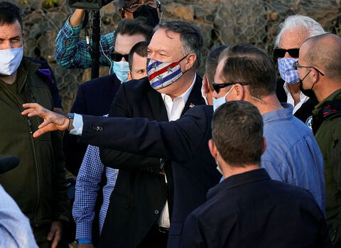 Pompeo Qolan təpələrini ziyarət edən ilk dövlət katibi oldu