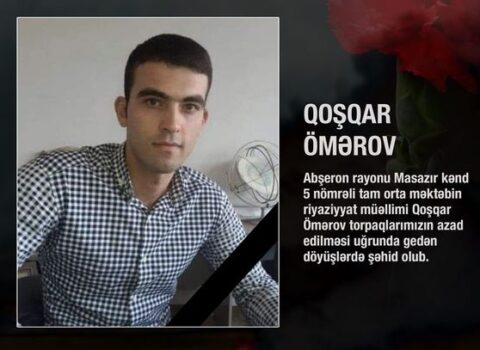 Vətən uğrunda şəhid olmuş daha bir müəllimimiz… – FOTO