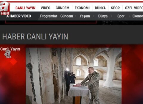 Türkiyə mediası İlham Əliyevin Ağdama səfərini geniş işıqlandırdı – Foto