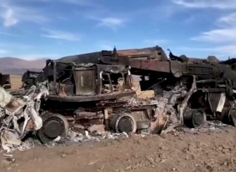 Azərbaycan Ordusu tərəfindən məhv edilmiş “Elbrus” silahının görüntüləri yayıldı – VİDEO