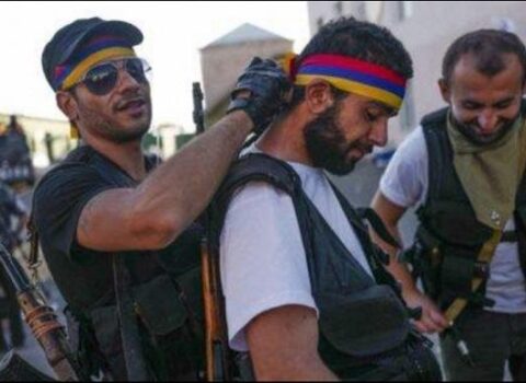 Erməni terrorçuları Kəlbəcərə gedir – Foto