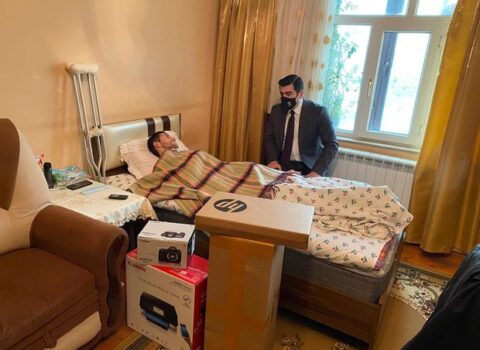 Nazirlik Qarabağ qazisinin uşaqlıq arzusunu reallaşdırdı – FOTO