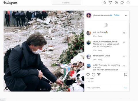 İtaliya parlamentinin nümayəndələri Gəncəyə və Ağdama səfərləri barədə təəssüratlarını bölüşdülər-FOTO