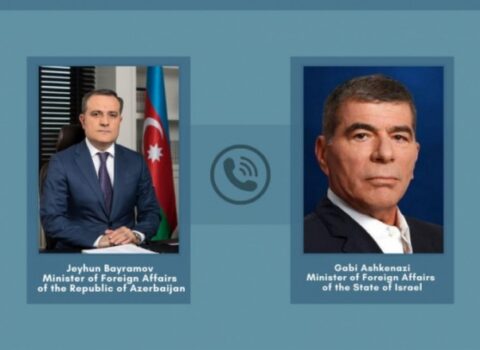 Ceyhun Bayramov israilli həmkarı ilə bölgədəki vəziyyəti müzakirə etdi