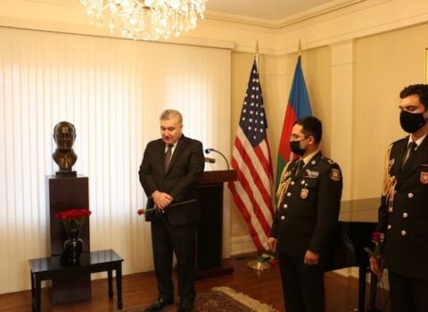 Ümummilli lider Heydər Əliyevin əziz xatirəsi Vaşinqtonda yad olundu – FOTOLAR