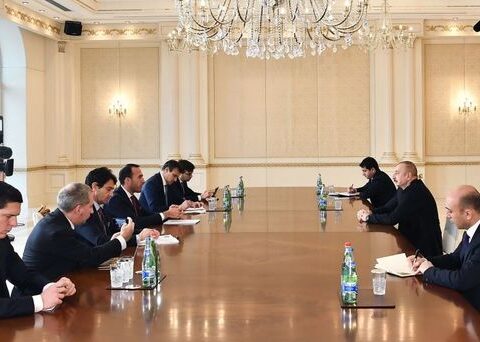 Prezident İtaliyanın daha bir nümayəndə heyətini qəbul etdi – FOTO