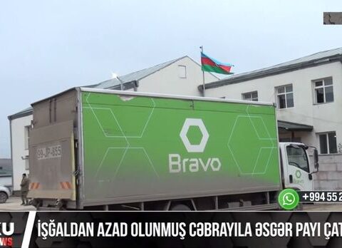 İşğaldan azad edilmiş Cəbrayıla əsgər payı çatdırıldı – VİDEO