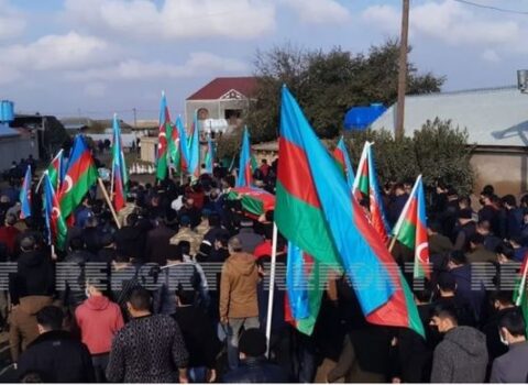 Şəhid hərbçimiz Cəlilabadda torpağa tapşırıldı – FOTOLAR