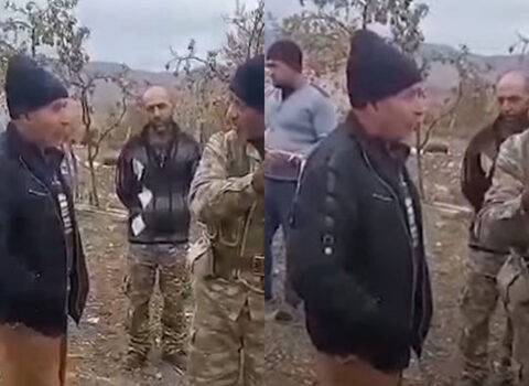 Azərbaycan əsgərindən erməniyə: “Səndən mənə qardaş olmaz, sən ermənisən, tez yığışdırın zir-zibilinizi” – VİDEO