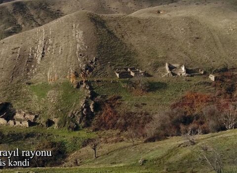 Düşmənin viran etdiyi Nüsüs kəndindən görüntülər – VİDEO