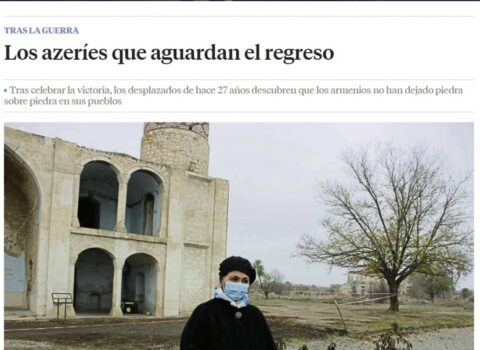 İspaniyanın “La Vanguardia” qəzeti ermənilərin vandalizm aktlarından yazır